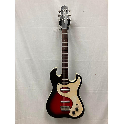 Danelectro Used Danelectro DANO 63 Candy Red Burst Solid Body Electric Guitar Candy Red Burst