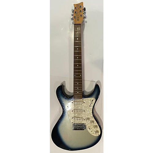 Danelectro Used Danelectro DANOBLASTER Metallic Blue Solid Body Electric Guitar Metallic Blue