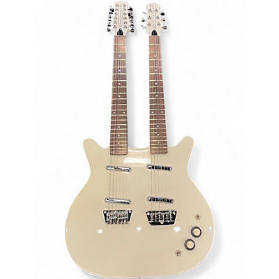 Used Danelectro DBN612 White Solid Body Electric Guitar
