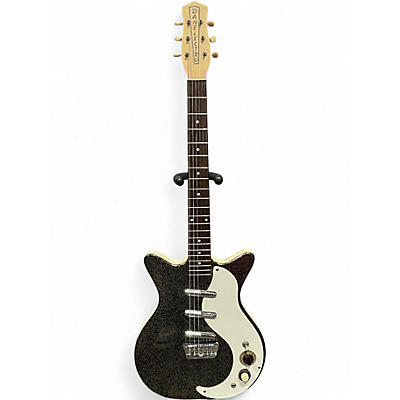 Used Danelectro DC-3 BLACK SPARKLE Solid Body Electric Guitar