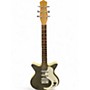 Used Danelectro DC-3 SPARKLE GREEN Solid Body Electric Guitar SPARKLE GREEN