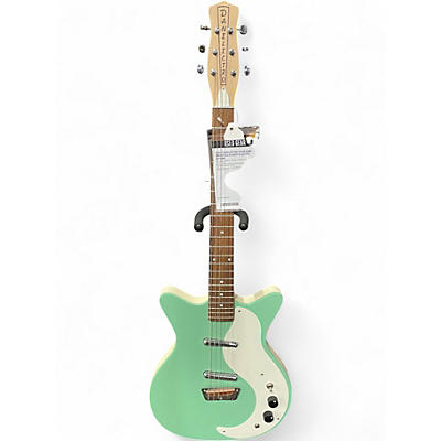 Used Danelectro DC59 Surf Green Solid Body Electric Guitar