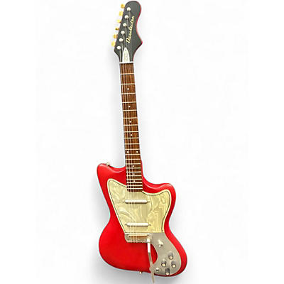 Used Danelectro DEAD ON 67' HORNET MATTE FIESTA RED Solid Body Electric Guitar