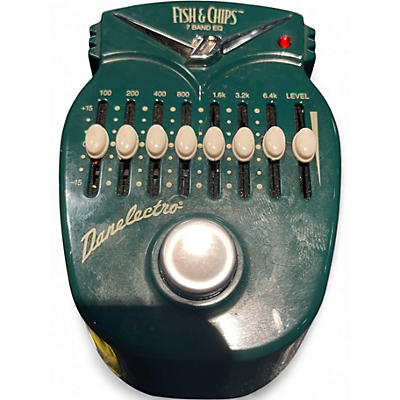 Used Danelectro DJ14 Fish and Chips 7-Band EQ Pedal