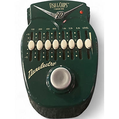 Used Danelectro DJ14 Fish and Chips 7-Band EQ Pedal