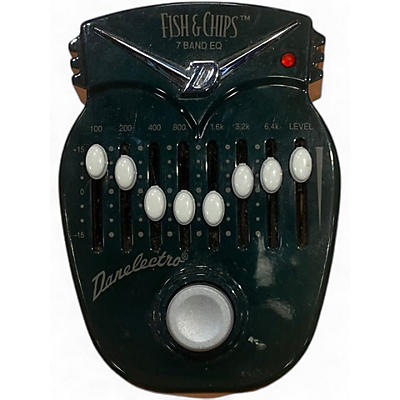 Used Danelectro DJ14 Fish and Chips 7-Band EQ Pedal