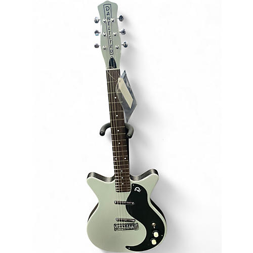 Used Danelectro DNOS+ Gray Solid Body Electric Guitar Gray