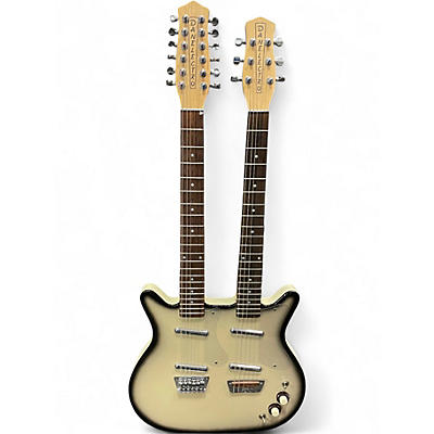 Used Danelectro DOUBLENECK DARK BURST Solid Body Electric Guitar
