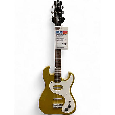 Danelectro Used Danelectro Dano 63 Gold and White Solid Body Electric Guitar