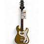 Used Danelectro Used Danelectro Dano 63 Gold and White Solid Body Electric Guitar Gold and White