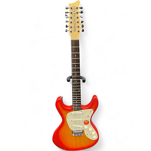 Used Danelectro Danoblaster Innuendo 12-String Red Sunburst Solid Body Electric Guitar Red Sunburst