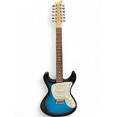 Used Danelectro Danoblaster Innuendo 12str  Blue Solid Body Electric Guitar