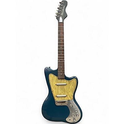 Used Danelectro Dead-On '67 Blue Solid Body Electric Guitar