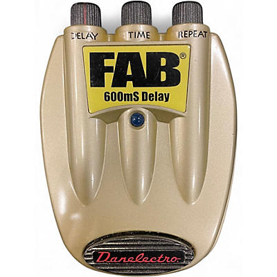 Used Danelectro FAB 600ms DELAY Effect Pedal