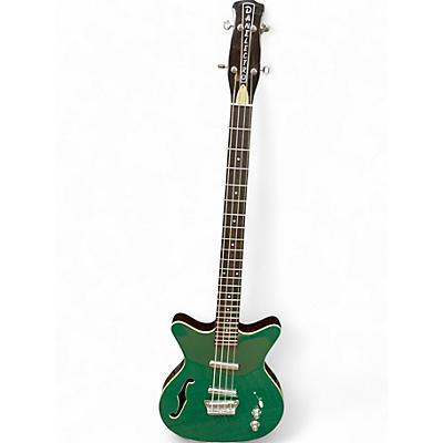 Used Danelectro FIFTY NINER BASS Green Electric Bass Guitar