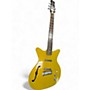 Used Danelectro Used Danelectro FIFTY NINER Gold Top Hollow Body Electric Guitar Gold Top