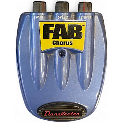 Used Danelectro Fab Chorus Effect Pedal