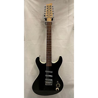 Danelectro Used Danelectro Hodad 12 String Black Sparkle Solid Body Electric Guitar