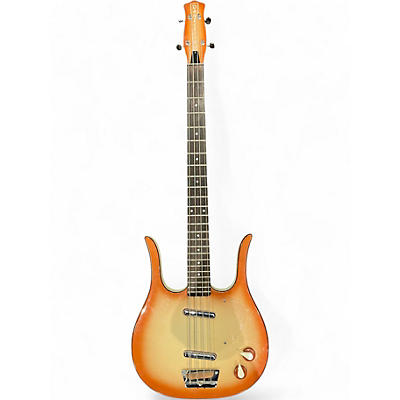 Used Danelectro LONGHORN BASS 2 Color Sunburst Electric Bass Guitar