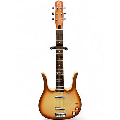 Used Danelectro LONGHORN Copper Burst Solid Body Electric Guitar