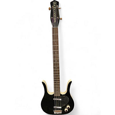 Used Danelectro LONGHORNE BLACK Electric Bass Guitar