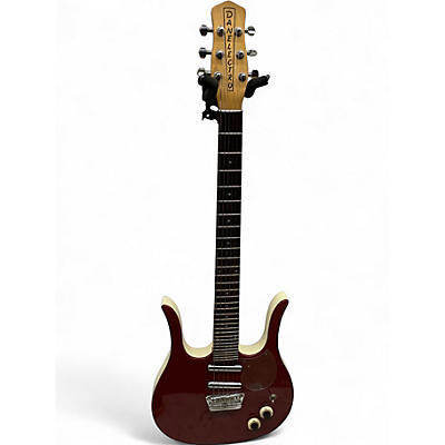 Used Danelectro Longhorn Guitarlin Red Solid Body Electric Guitar