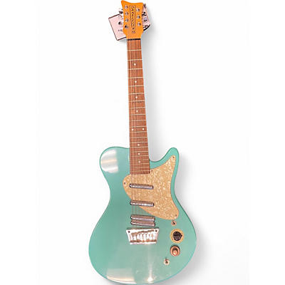 Used Danelectro MOD 7 Seafoam Green Solid Body Electric Guitar