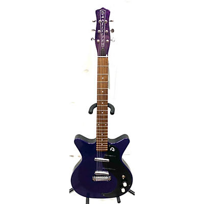 Danelectro Used Danelectro Nos+ 59 Purple Sparkle Solid Body Electric Guitar