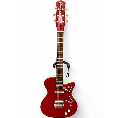 Used Danelectro SINGLE CUT RED Solid Body Electric Guitar
