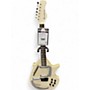 Used Danelectro SITAR WHITE CRACKLE Solid Body Electric Guitar WHITE CRACKLE
