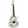 Used Danelectro Sitar Guitar White Crackle Solid Body Electric Guitar White Crackle