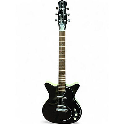 Used Danelectro Stock '59 Black and White Solid Body Electric Guitar