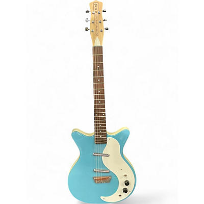 Used Danelectro Stock '59 Pelham Blue Solid Body Electric Guitar