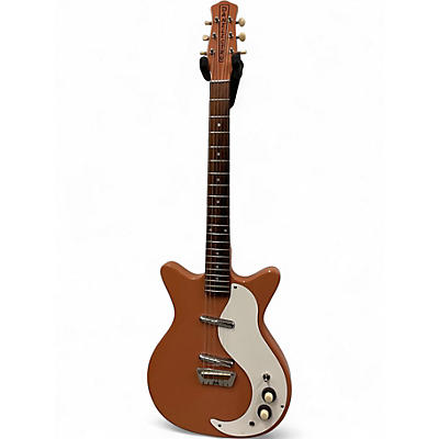 Used Danelectro Stock '59 Shell Pink Solid Body Electric Guitar