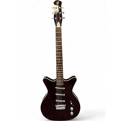 Used Danelectro TRIPLE DEVINE Amber Solid Body Electric Guitar