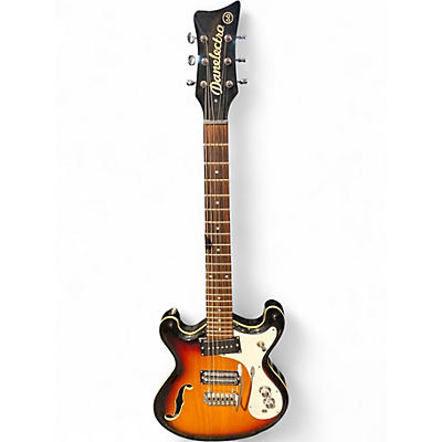 Used Danelectro The '66 3 Tone Sunburst Hollow Body Electric Guitar