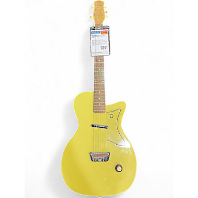 Used Danelectro U-1 DADDY-O YELLOW Solid Body Electric Guitar