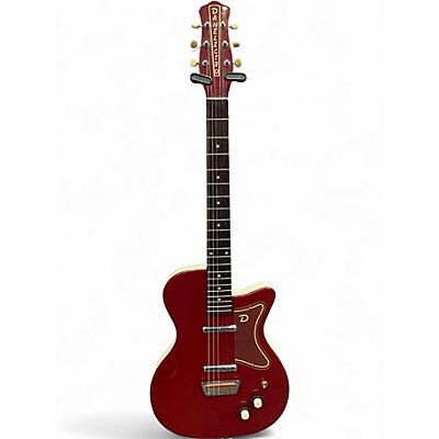 Used Danelectro U-1 Reissue Red Solid Body Electric Guitar
