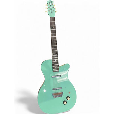 Used Danelectro U-2 TEAL Solid Body Electric Guitar