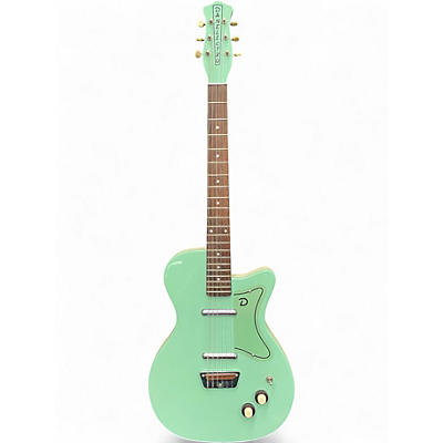 Used Danelectro U2 56 Seafoam Green Solid Body Electric Guitar