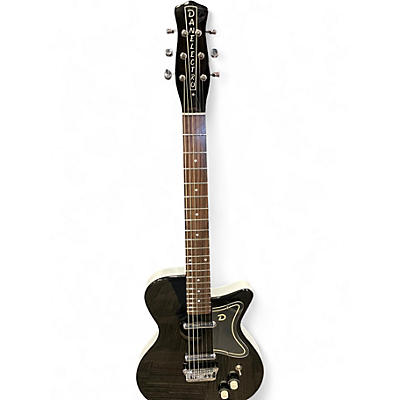 Used Danelectro U2 Black Solid Body Electric Guitar