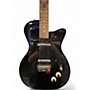Used Danelectro U2 REISSUE (MISSING PICKGUARD) BLACK Solid Body Electric Guitar BLACK