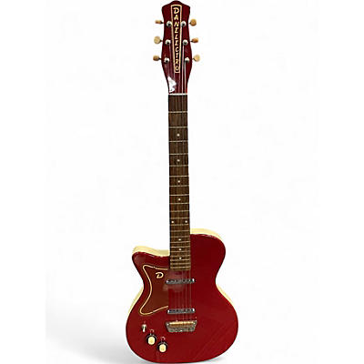 Used Danelectro U2 Red Solid Body Electric Guitar