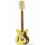 Used Danelectro VINTAGE 12 Cream Solid Body Electric Guitar Cream