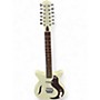 Used Danelectro Vintage 12 String  Vintage White Solid Body Electric Guitar Vintage White