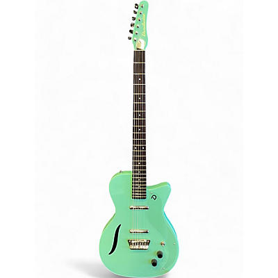 Used Danelectro Vintage Baritone Seafoam Green Hollow Body Electric Guitar