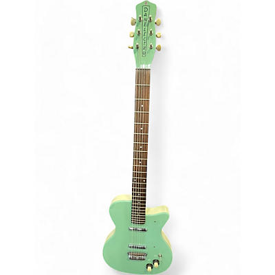 Danelectro Used Danelectro baritone Seafoam Green Baritone Guitars