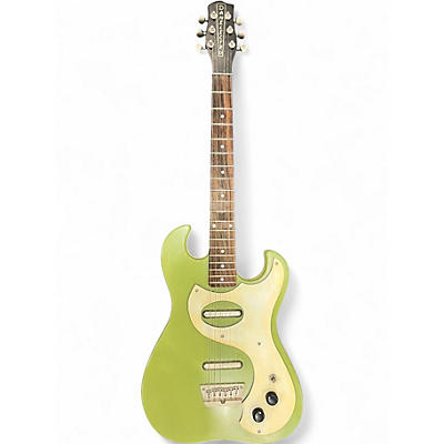 Used Danelectro dano 63 reissue green Solid Body Electric Guitar