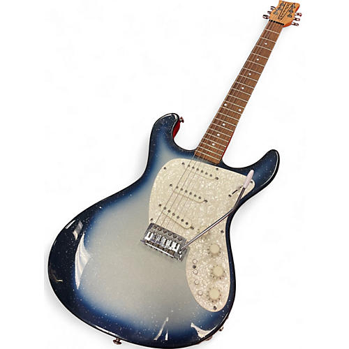 Used Danelectro danoblaster silver burst Solid Body Electric Guitar silver burst