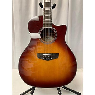 D"angelico Used D"angelico Pemier Fulton Sunburst 12 String Acoustic Electric Guitar